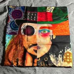 Johnny Depp pillow case 18x18 inches